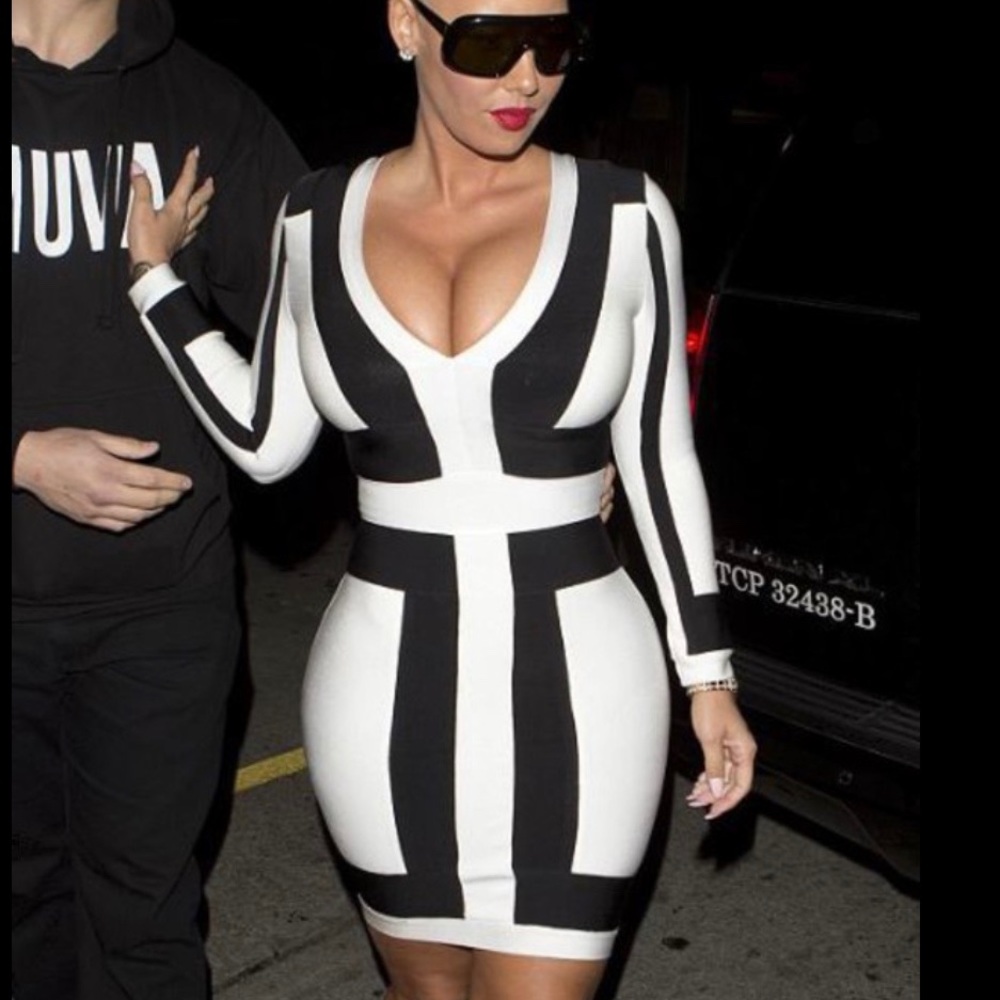 House of cb bandage dress long sleeve